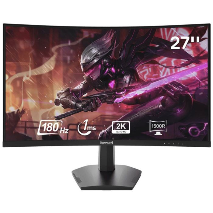 Ecran Gaming REDRAGON Coral 27'' 2K Curved 180 Hz sigshop