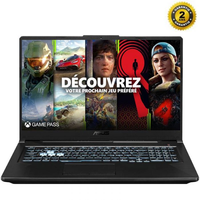 Pc Portable GAMER ASUS TUF GAMING A17 AMD RYZEN 7 8GO RTX 3050 sigshop