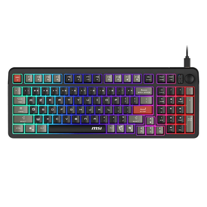 Clavier Gamer Filaire MSI FORGE GK110 AZERTY – Noir